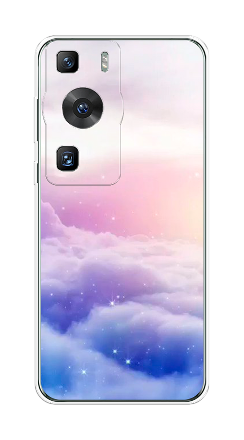 

Чехол на Huawei P60/P60 Pro "Небеса", Голубой;белый;розовый, 6121150-2