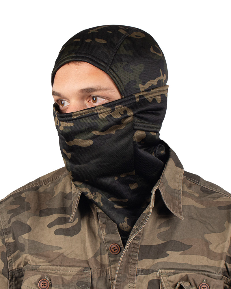 

Тактическая балаклава Kamukamu камуфляж dark woodland 735896 ONESIZE, Разноцветный, 735896