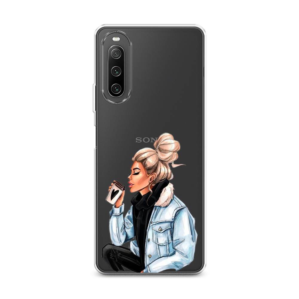 

Чехол Awog на Sony Xperia 10 IV "Cute girl", Разноцветный, 55250-7