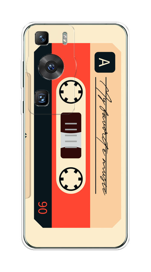 

Чехол на Huawei P60/P60 Pro "Бежевая кассета", Черный;красный;бежевый, 6121150-6