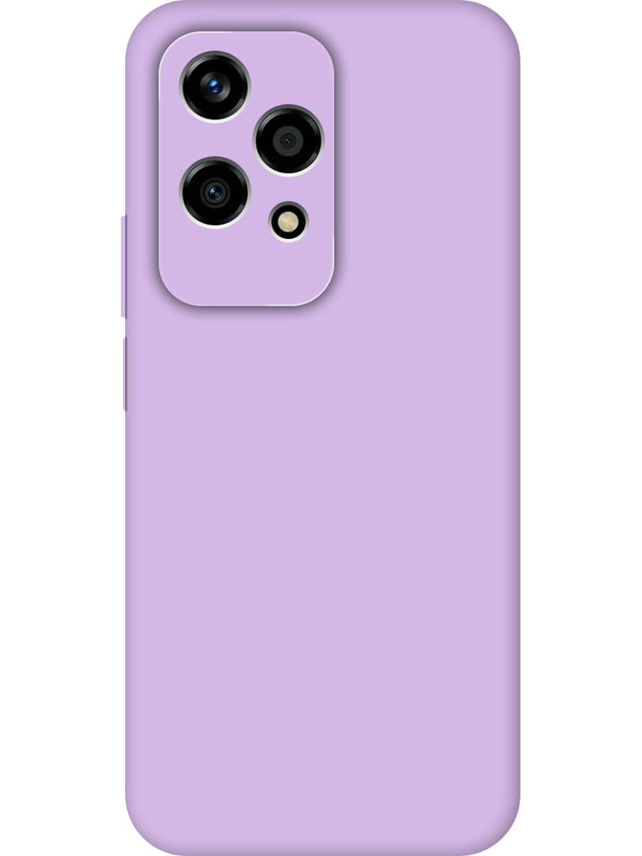 

Силиконовый чехол на Honor 200 lite матовый сиреневый, Фиолетовый, 783979021