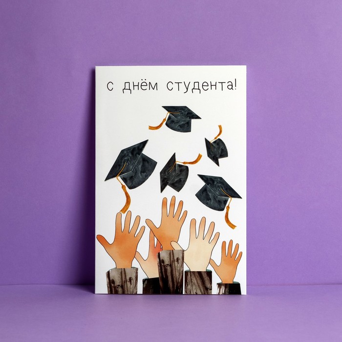 

Открытка «Студенту», 12 х 18 см(10 шт.), Разноцветный