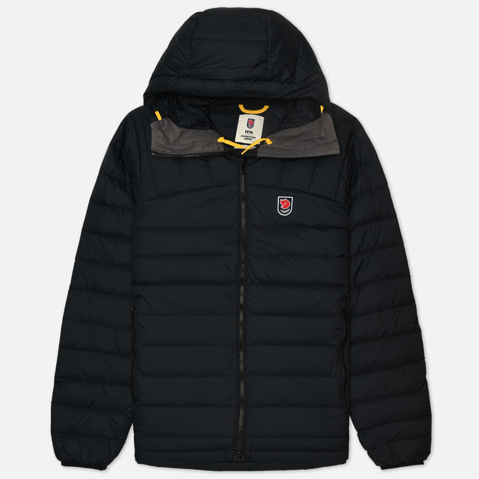 

Мужской пуховик Fjallraven Expedition Pack Down Hoodie чёрный, Размер XL, Черный, Expedition Pack Down Hoodie