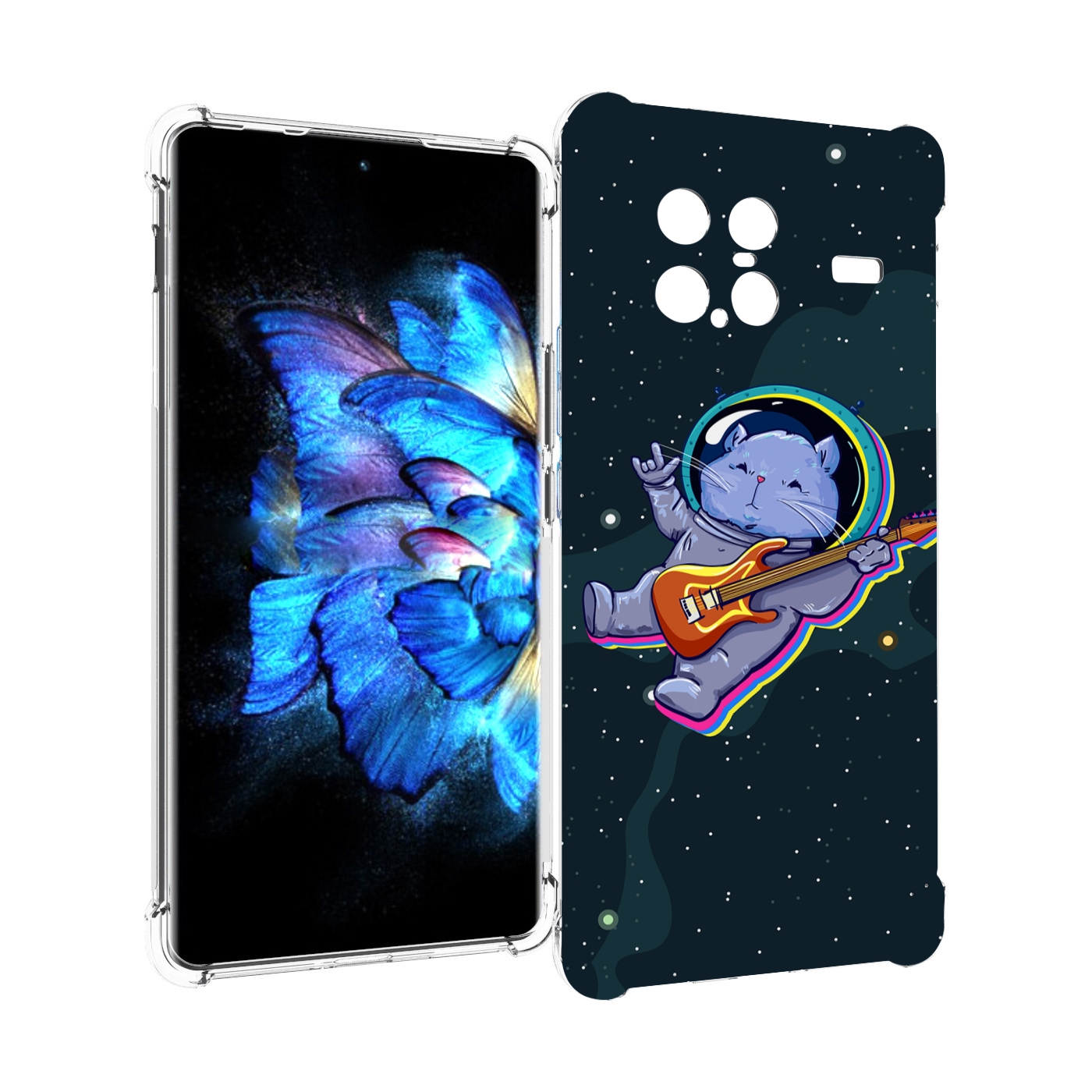 

Чехол MyPads крутой-хомяк-в-космосе для Vivo X Note 5G, Прозрачный, Tocco