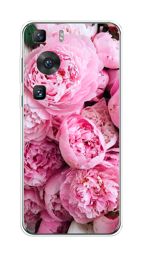 

Чехол на Huawei P60/P60 Pro "Розовые пионы", Бежевый;розовый, 6121150-2