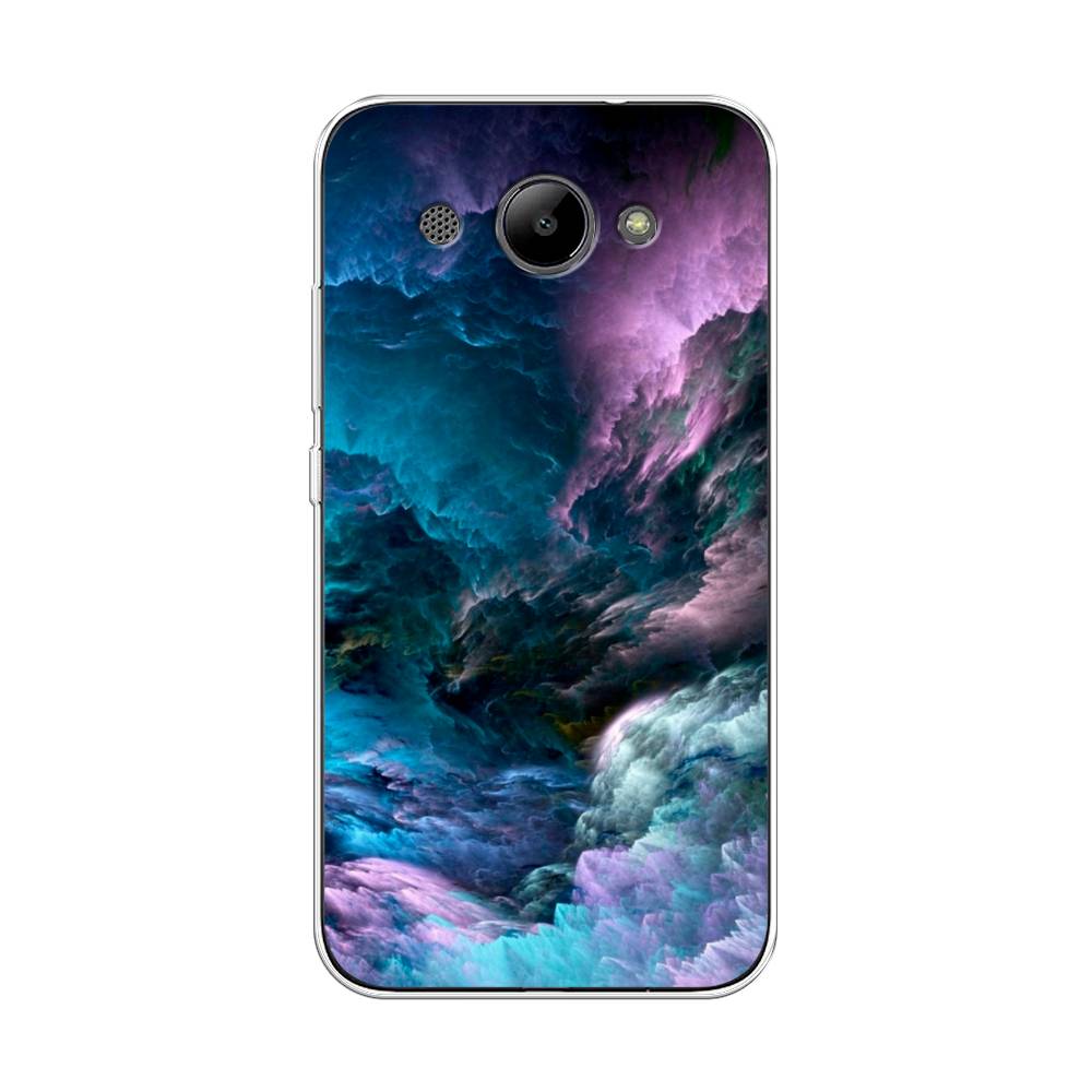 

Чехол на Huawei Y3 2017 "Загадочное небо", Синий;фиолетовый, 62650-2