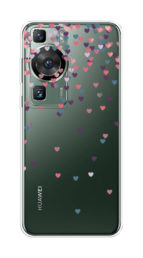 

Чехол на Huawei P60/P60 Pro "Посыпка сердечки", Розовый;фиолетовый, 6121050-1