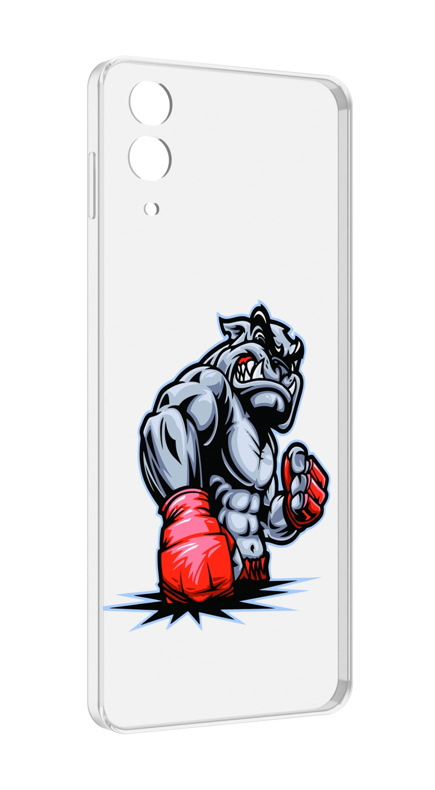 

Чехол MyPads собака-боксер для Samsung Galaxy Z Flip 4 (SM-F721), Прозрачный, Tocco