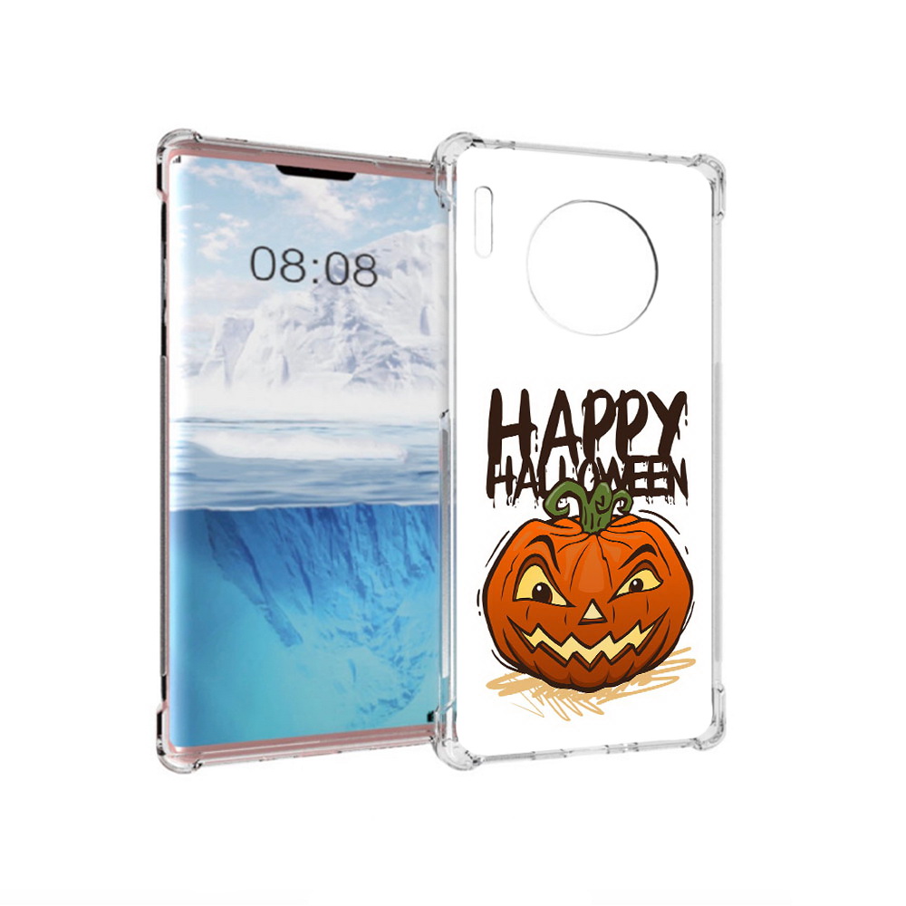 

Чехол MyPads Tocco для Huawei Mate 30 Pro Хэллоуин счастливый, Прозрачный, Tocco