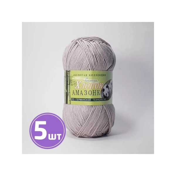 

Пряжа COLOR CITY Амазонка 120, перламутр, 5 шт. по 50 г, Розовый