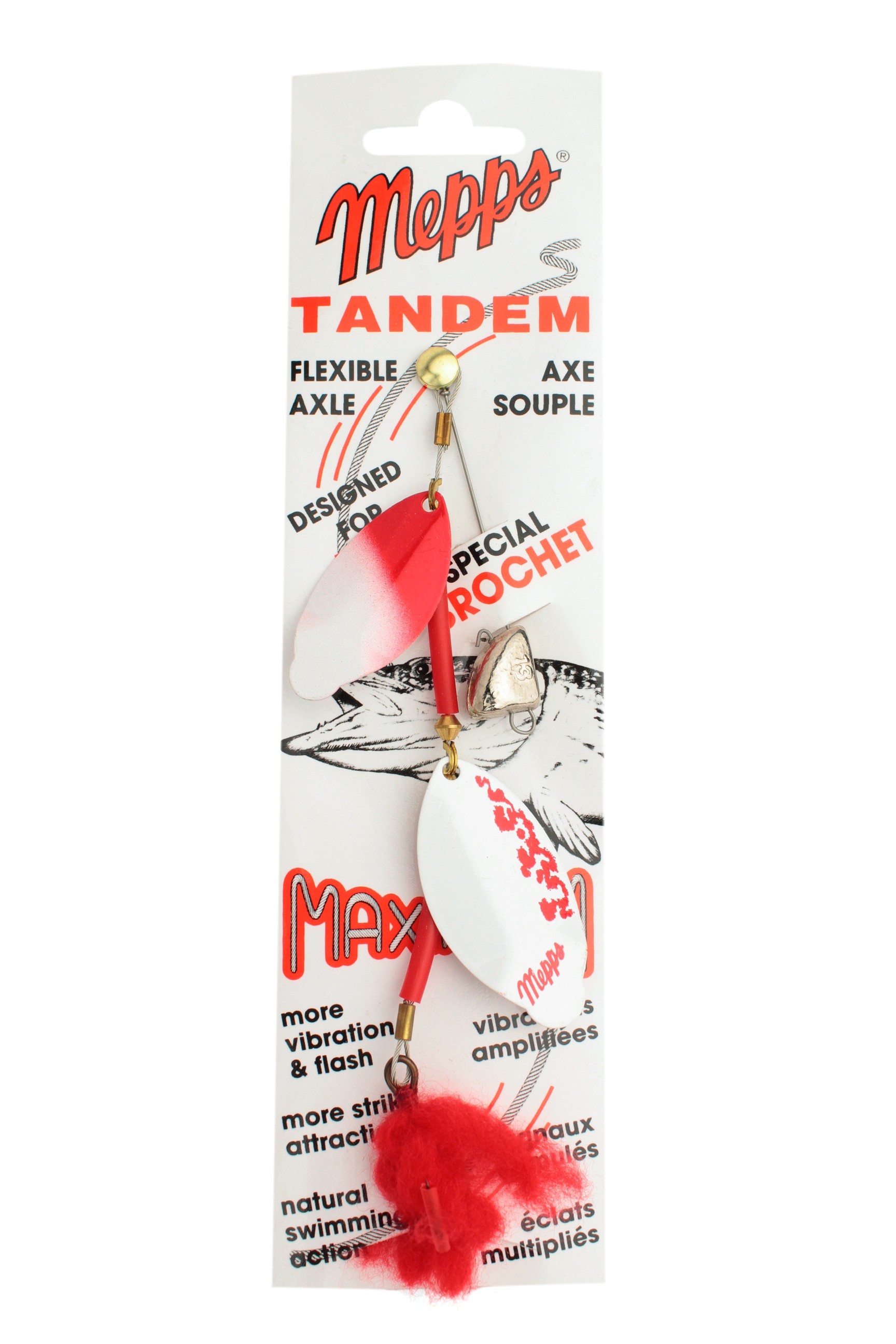 

Блесна Mepps Tandem Pike 27 г White, Белый, Tandem Pike