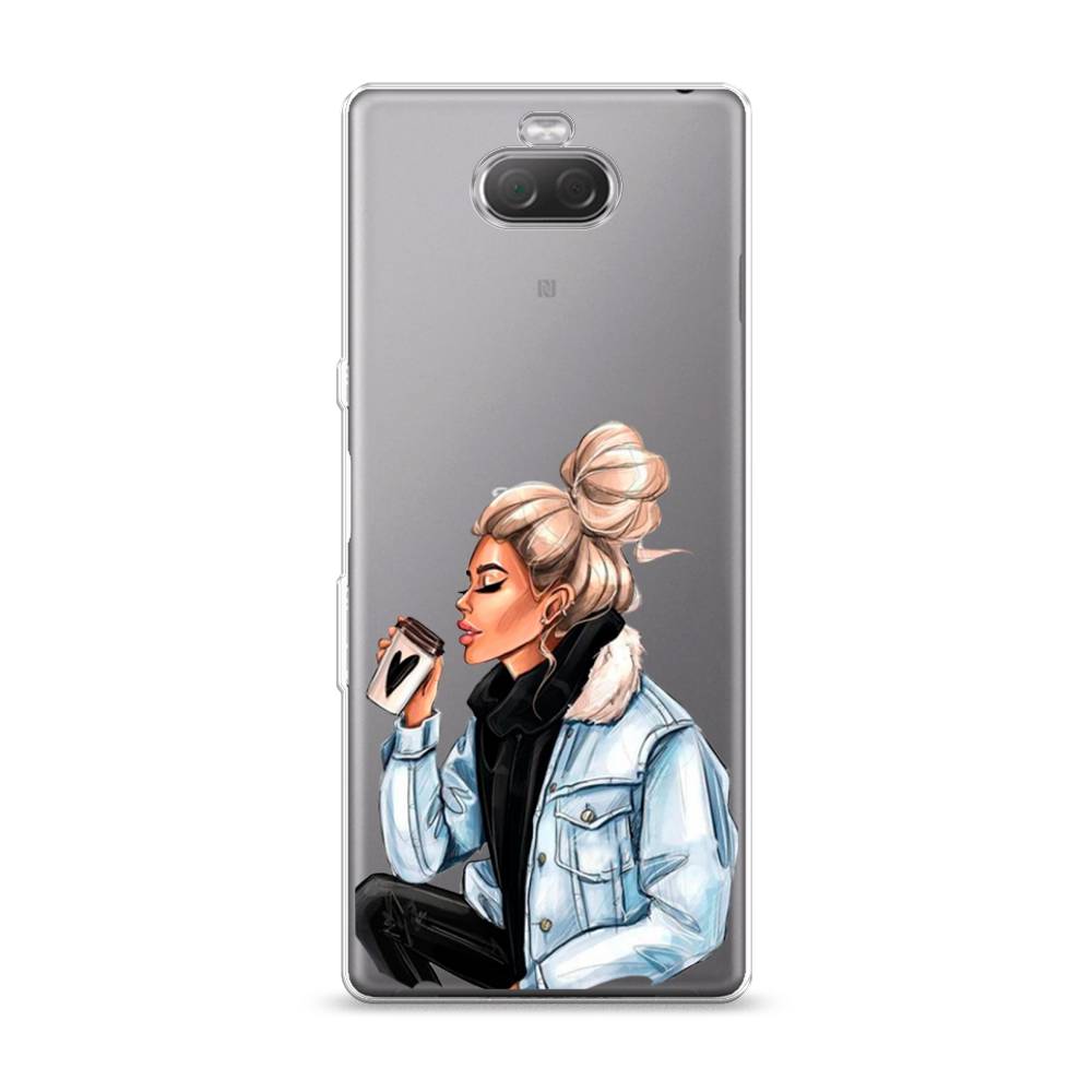 

Чехол Awog на Sony Xperia 10/XA3 "Cute girl", Разноцветный, 54050-7