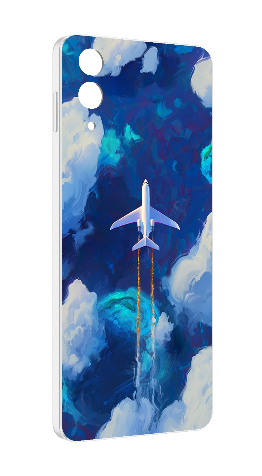 

Чехол MyPads самолет-в-небе-рисунок для Samsung Galaxy Z Flip 4 (SM-F721), Прозрачный, Tocco