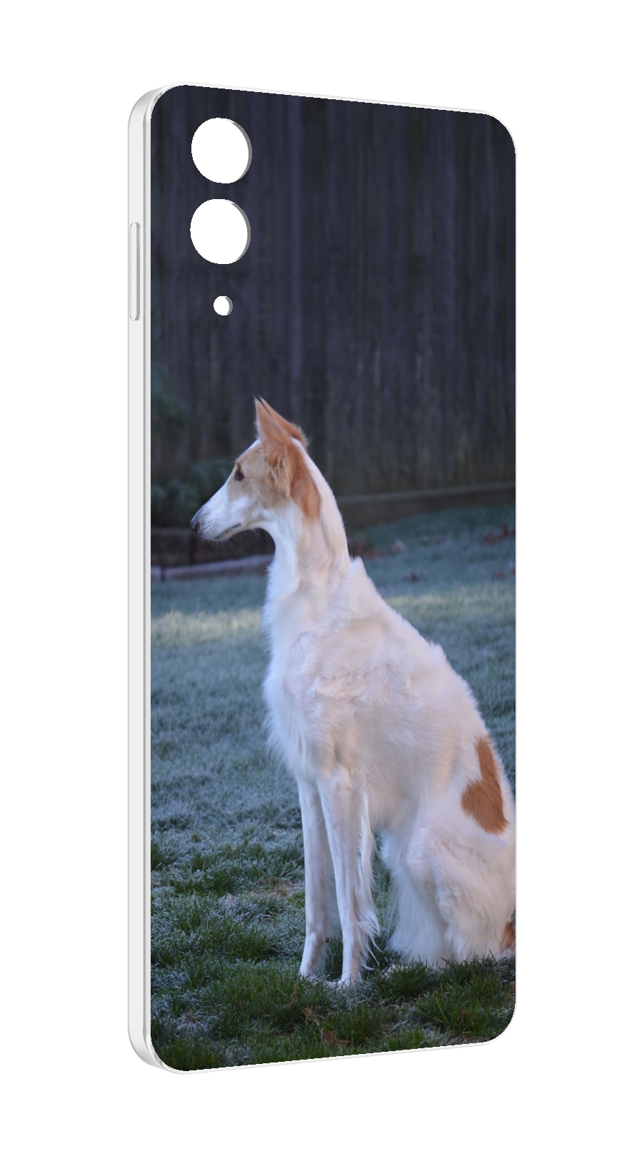 

Чехол MyPads русская псовая борзая для Samsung Galaxy Z Flip 4 (SM-F721), Прозрачный, Tocco