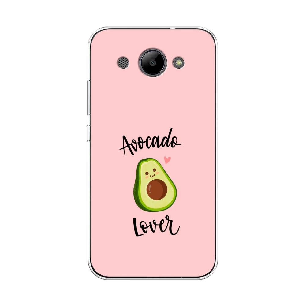 

Чехол на Huawei Y3 2017 "Avocado lover", Розовый;зеленый, 62650-6