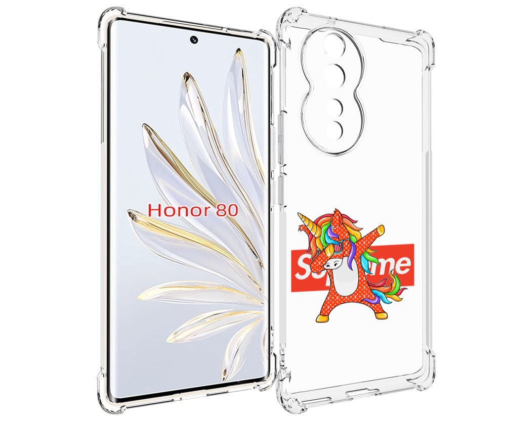 

Чехол MyPads Единорог-суприм для Honor 80, Прозрачный, Tocco