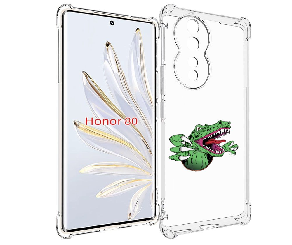 

Чехол MyPads Динозавр для Honor 80, Прозрачный, Tocco