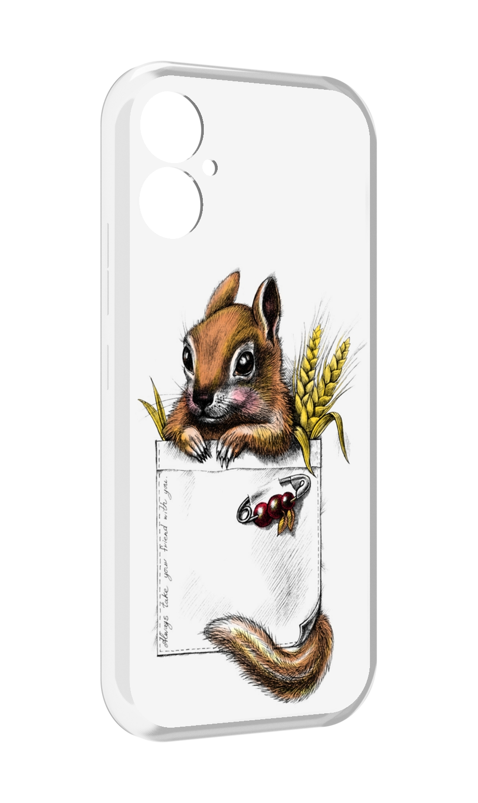 

Чехол MyPads Белочка для Tecno Spark 9 Pro \ Spark 9T, Прозрачный, Tocco