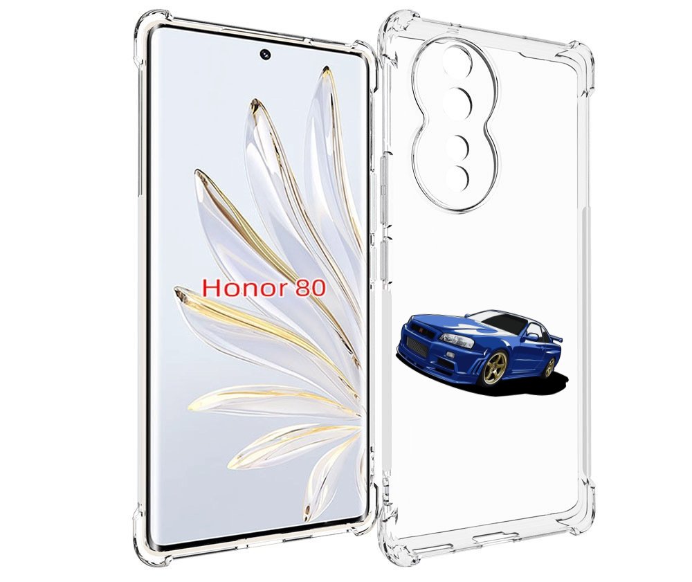 

Чехол MyPads Джитиэр для Honor 80, Прозрачный, Tocco