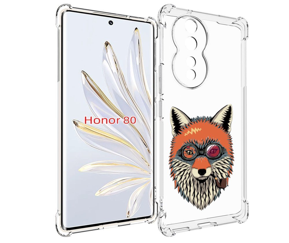 

Чехол MyPads Деловой лис для Honor 80, Прозрачный, Tocco