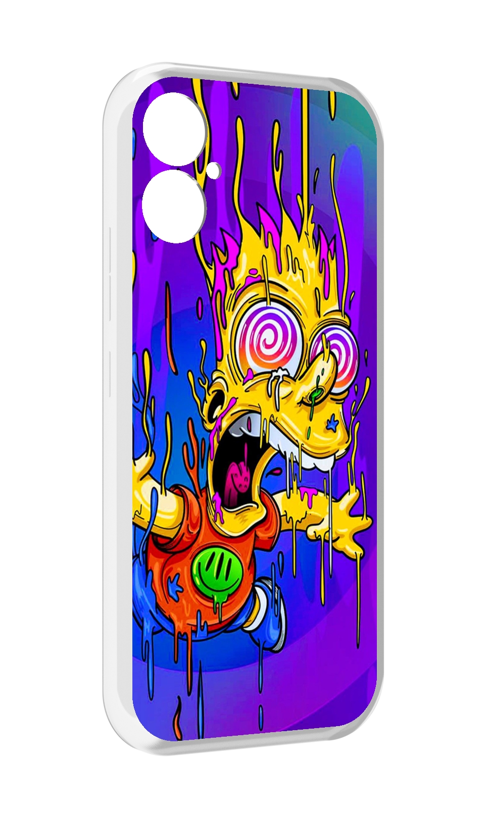 

Чехол MyPads Барт-арт-стрит для Tecno Spark 9 Pro \ Spark 9T, Прозрачный, Tocco