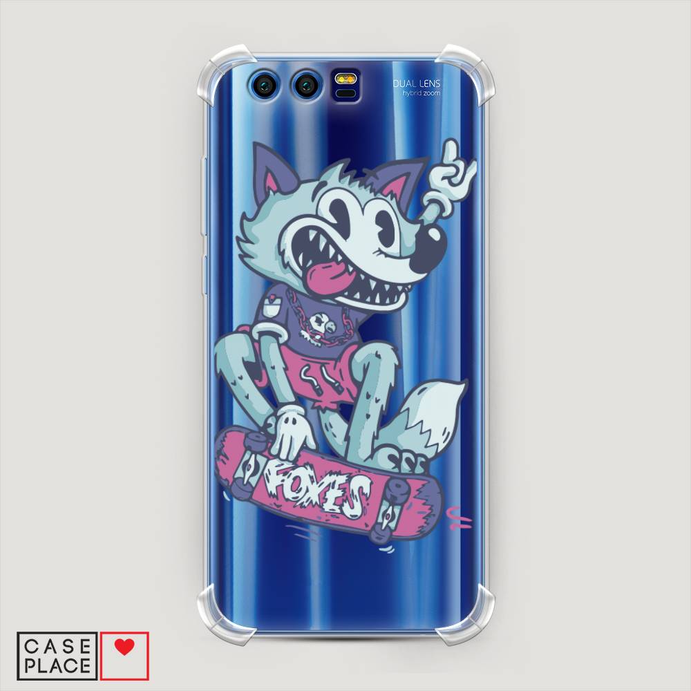 

Чехол Awog на Honor 9 "Foxes", Разноцветный, 62451-1