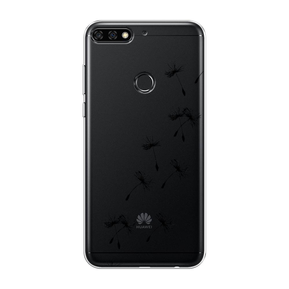 

Чехол Awog на Huawei Nova 2 Lite "Летящие одуванчики", Черный, 64650-8
