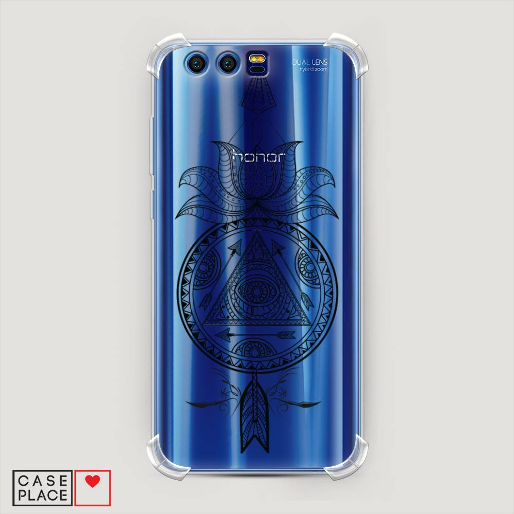 

Чехол Awog на Honor 9 "Талисман арт черный", Разноцветный, 62451-1