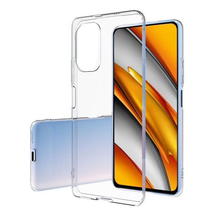 

Чехол-накладка Krutoff Clear Case для Xiaomi Poco F3, Прозрачный