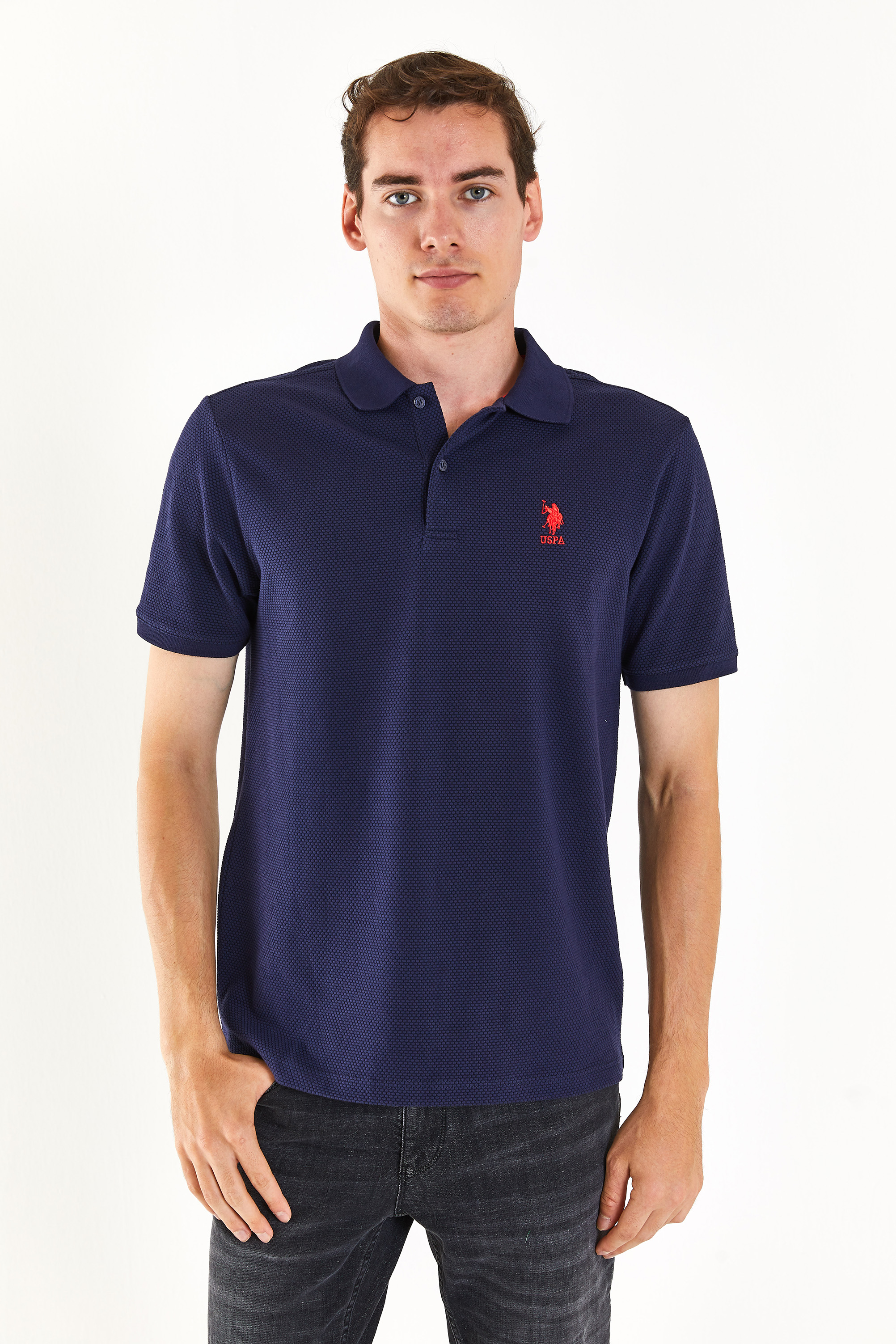 

Футболка мужская U.S. POLO Assn. G081GL0110TEKS синяя XS, Синий, G081GL0110TEKS