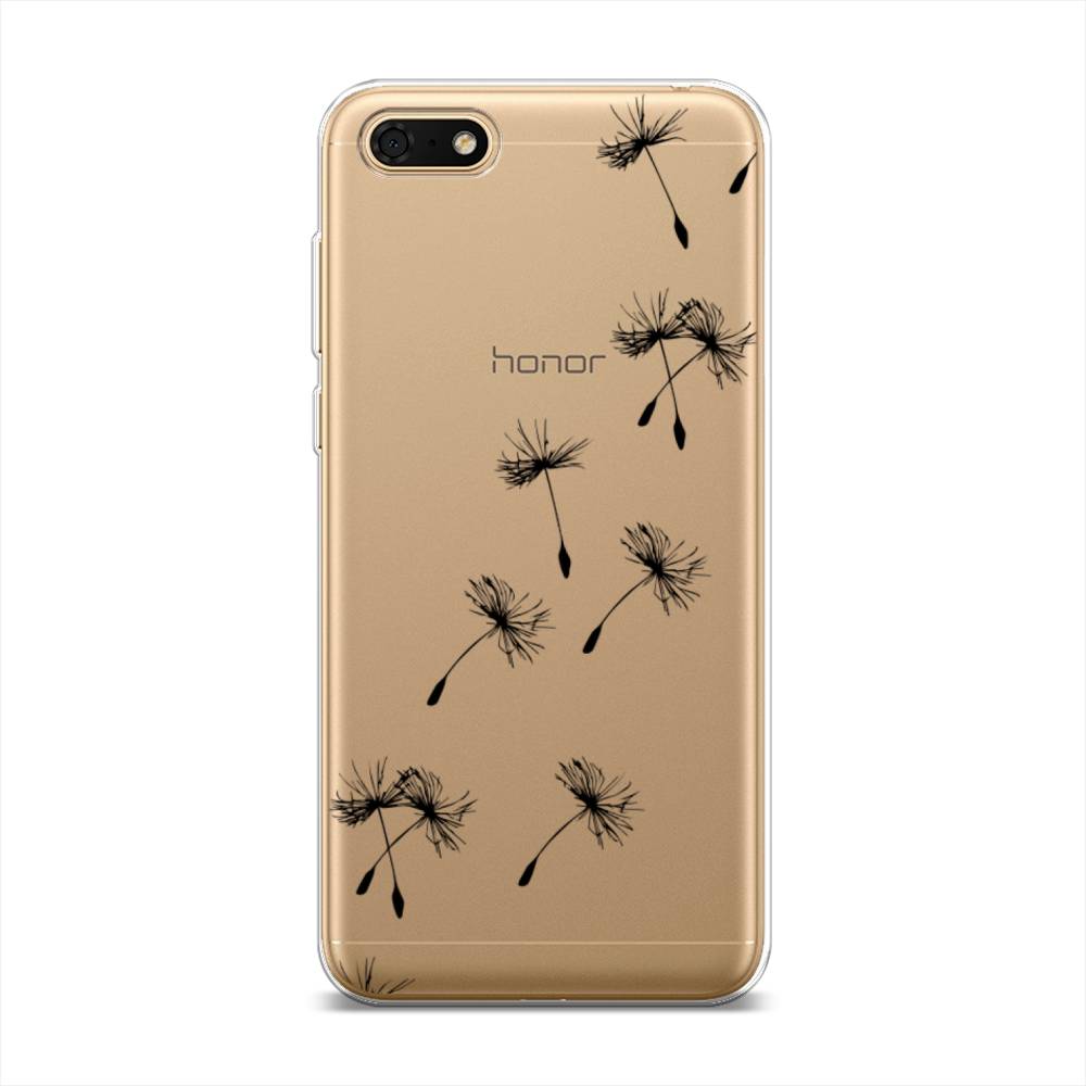 

Чехол Awog на Honor 7A Prime "Летящие одуванчики", Черный, 6105850-8