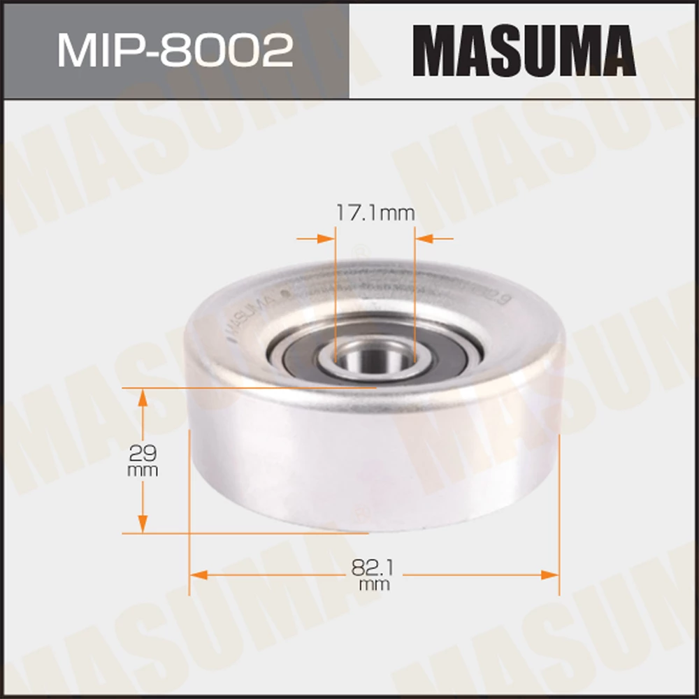

Ролик обводной ремня привода навесного оборудования Masuma MIP-8002