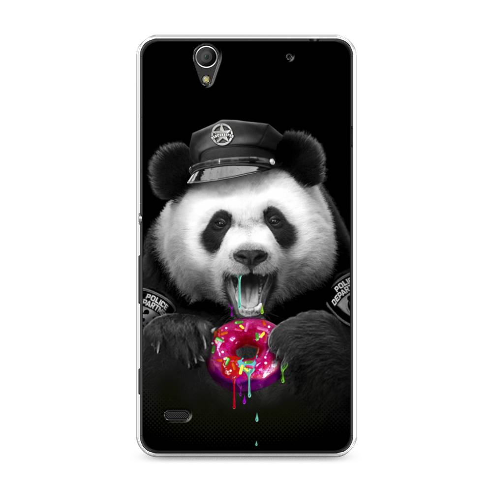 

Чехол Awog на Sony Xperia C4 "Панда police", Разноцветный, 52650-2