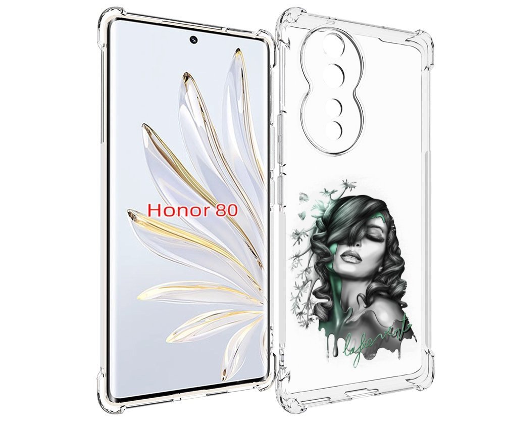 

Чехол MyPads Девушка 2 для Honor 80, Прозрачный, Tocco
