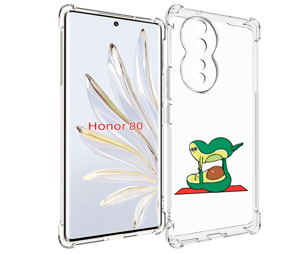 

Чехол MyPads Две-половинки для Honor 80, Прозрачный, Tocco