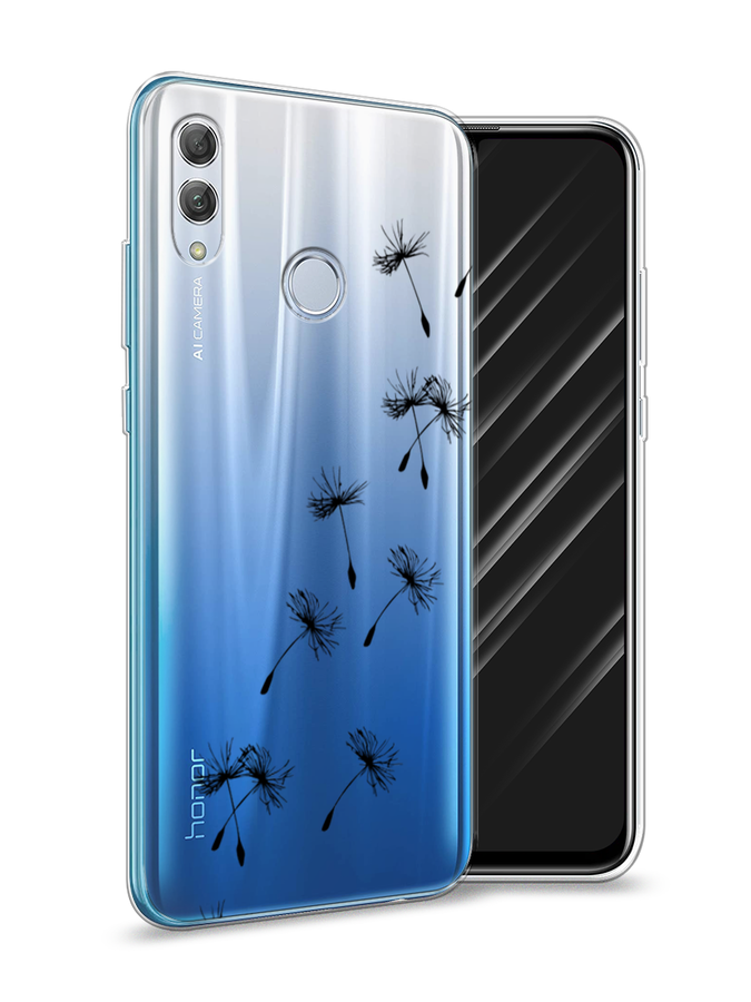 

Чехол Awog на Honor 10 Lite "Летящие одуванчики", Черный, 67550-8