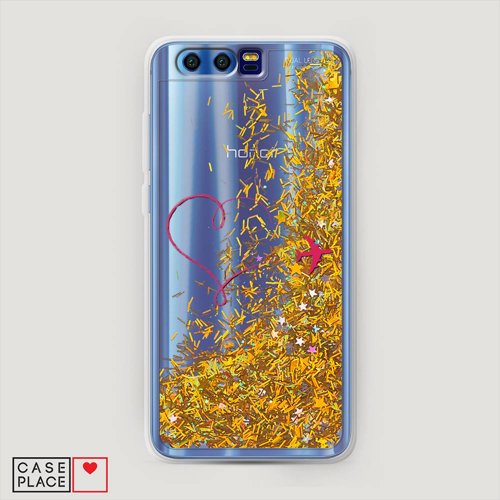 

Чехол Awog "Сердце и самолет" для Honor 9, 62490-1