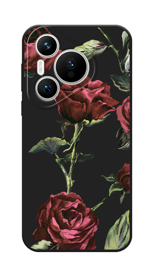 

Чехол Awog на Huawei Pura 70 "Бордовые розы фон", Бордовый, 6124052-1