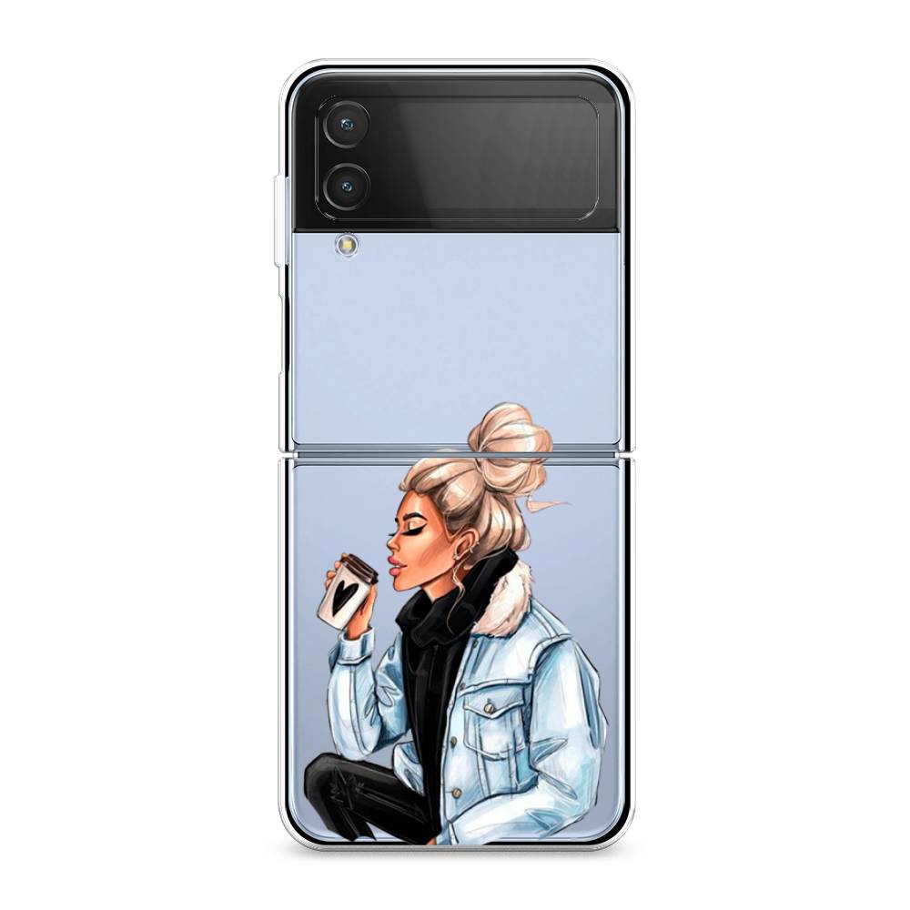 

Чехол Awog на Samsung Galaxy Z Flip 4 / Самсунг Z Flip 4 "Cute girl", Разноцветный, 2106650-7