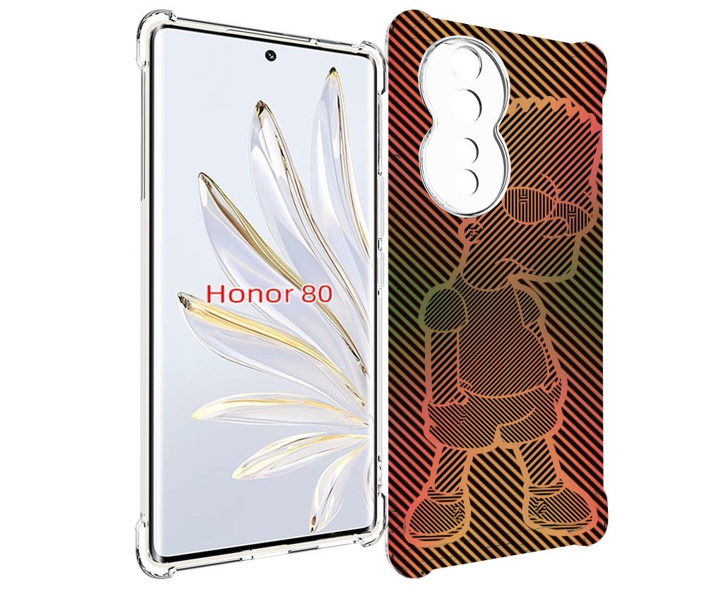 

Чехол MyPads Графический-Барт-Симпсон для Honor 80, Прозрачный, Tocco