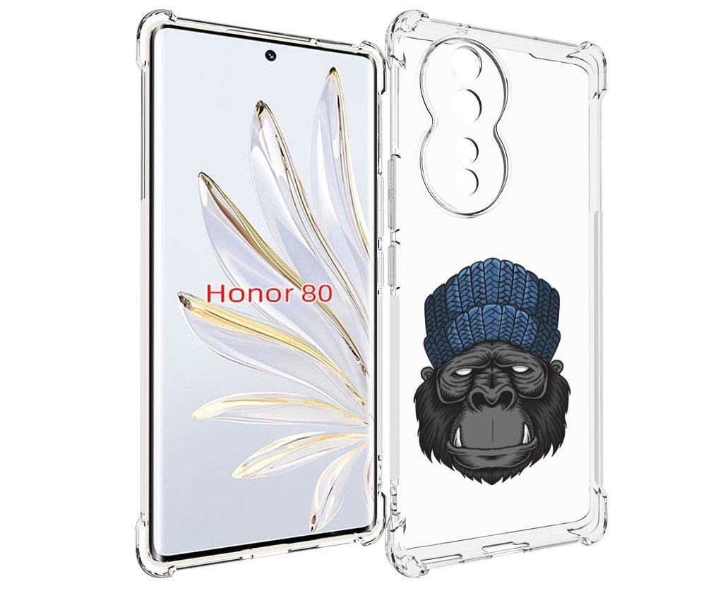 

Чехол MyPads Горила для Honor 80, Прозрачный, Tocco