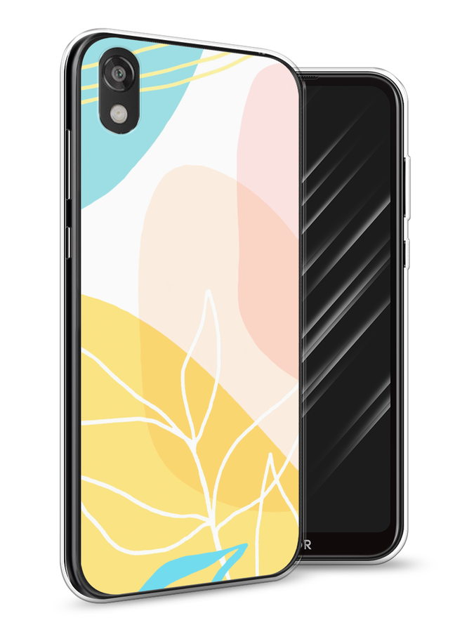 

Чехол Awog на Huawei Y5 2019 "Летнее настроение", Желтый;голубой;розовый, 69050-10