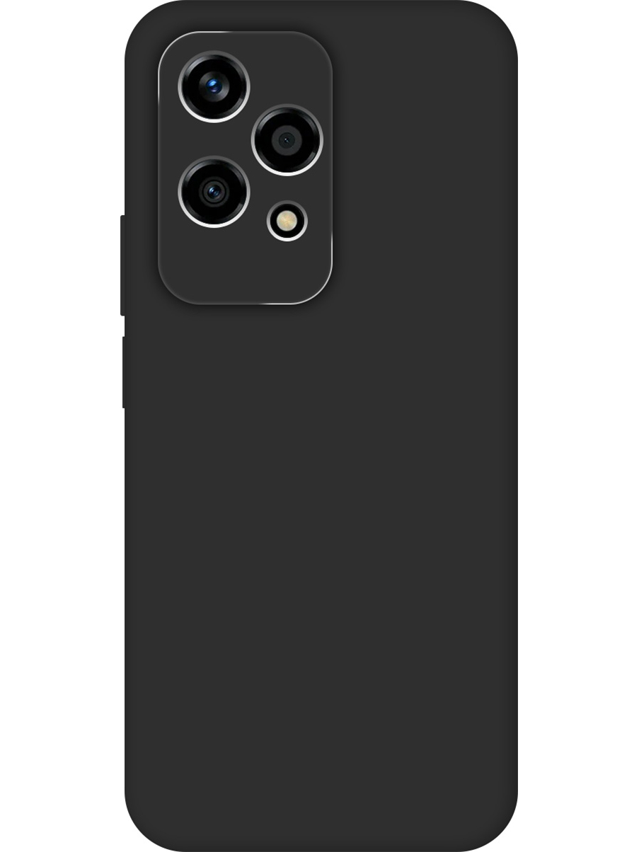 

Силиконовый чехол на Honor 200 lite матовый черный, 783979013