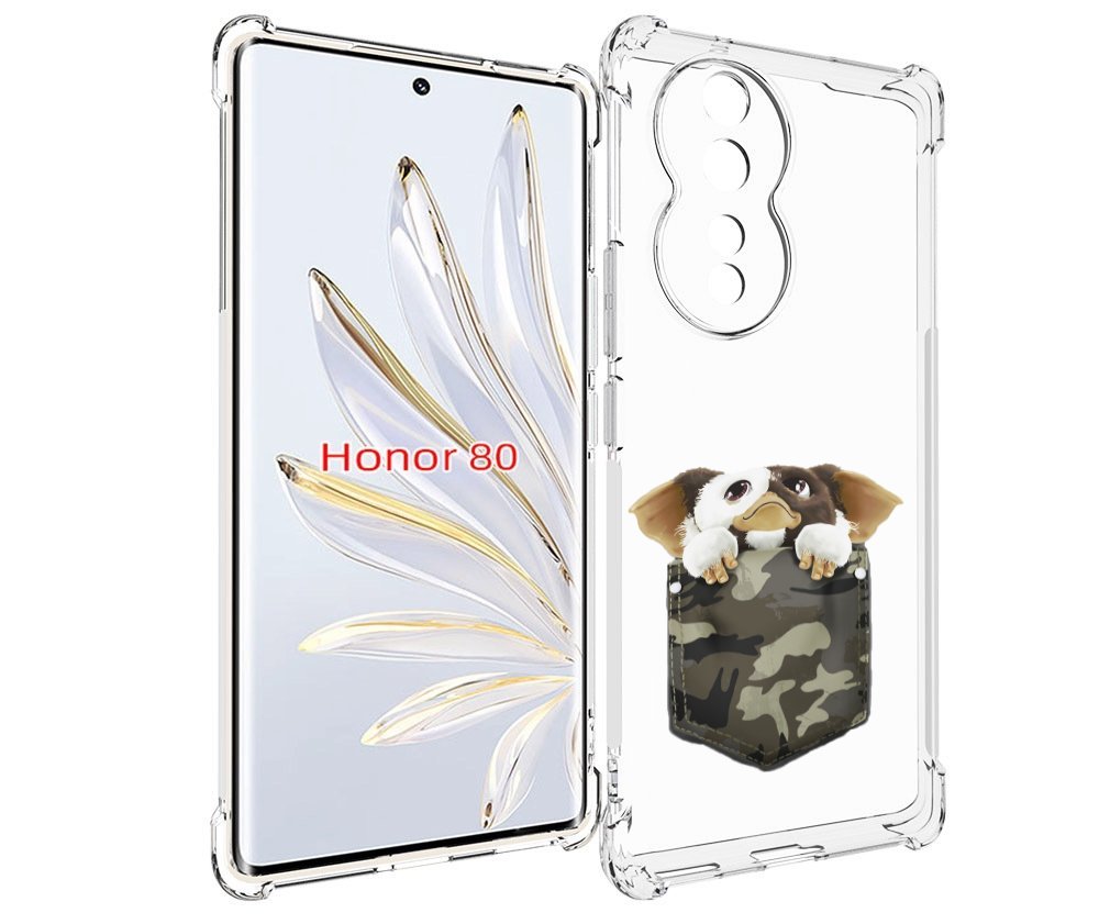 

Чехол MyPads Гизмо для Honor 80, Прозрачный, Tocco