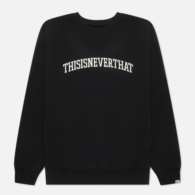 

Мужская толстовка thisisneverthat Arch-Logo Crew Neck чёрный, Размер S, Черный, Arch-Logo Crew Neck