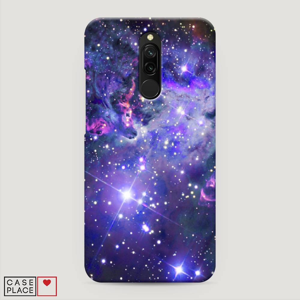 

Пластиковый чехол "Яркая галактика" на Xiaomi Redmi 8, 37120-3