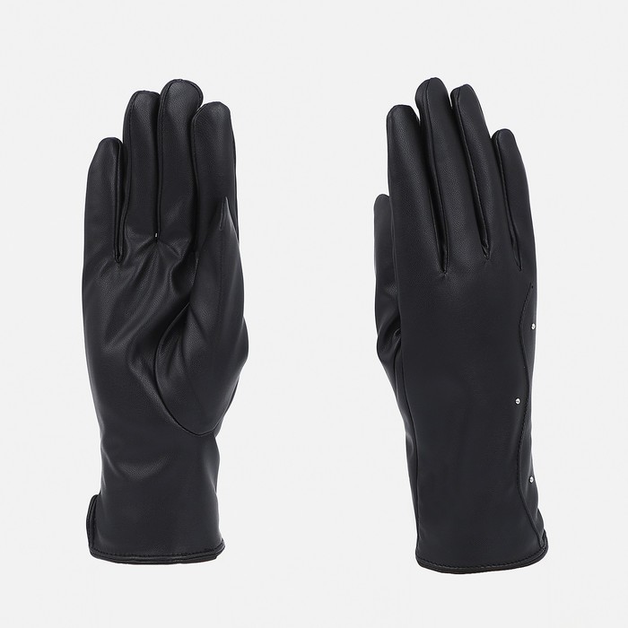 

Перчатки женские NoBrand 9702189 черные, Черный, 9702189