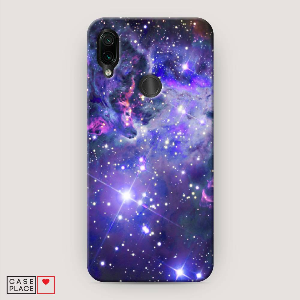 

Пластиковый чехол "Яркая галактика" на Xiaomi Redmi 7, 35020-3