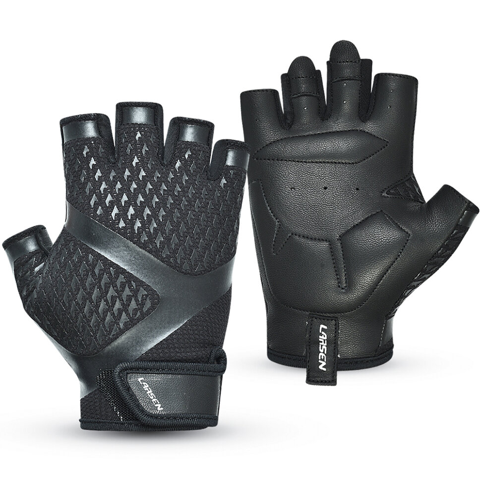

Перчатки для фитнеса Larsen 01-22Black S, Черный, 01-22