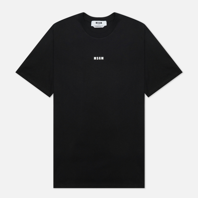 

Мужская футболка MSGM Micrologo Basic Crew Neck чёрный, Размер S, Micrologo Basic Crew Neck